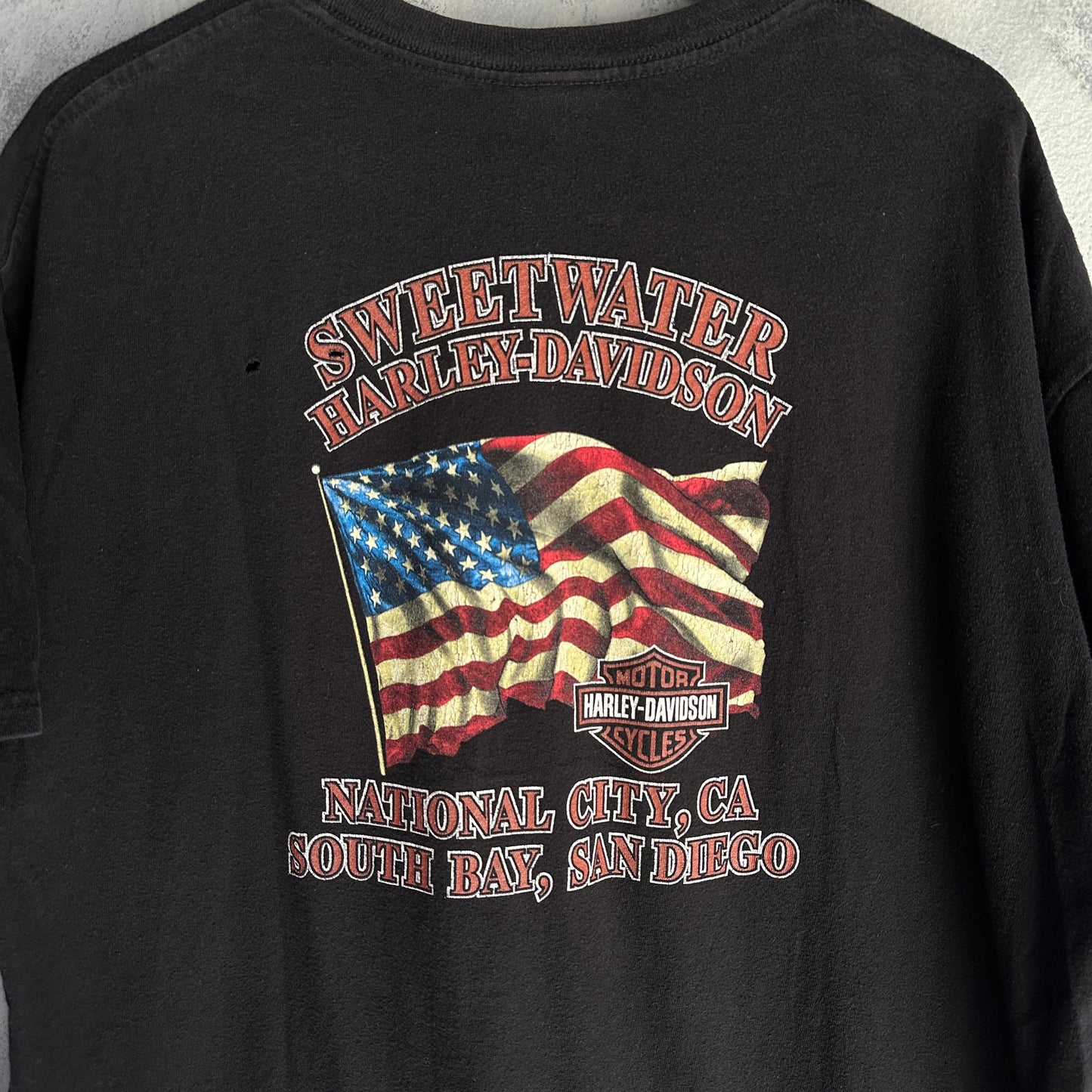 Playera Harley Davidson Para hombre Talla XL Color Negro SweetWater