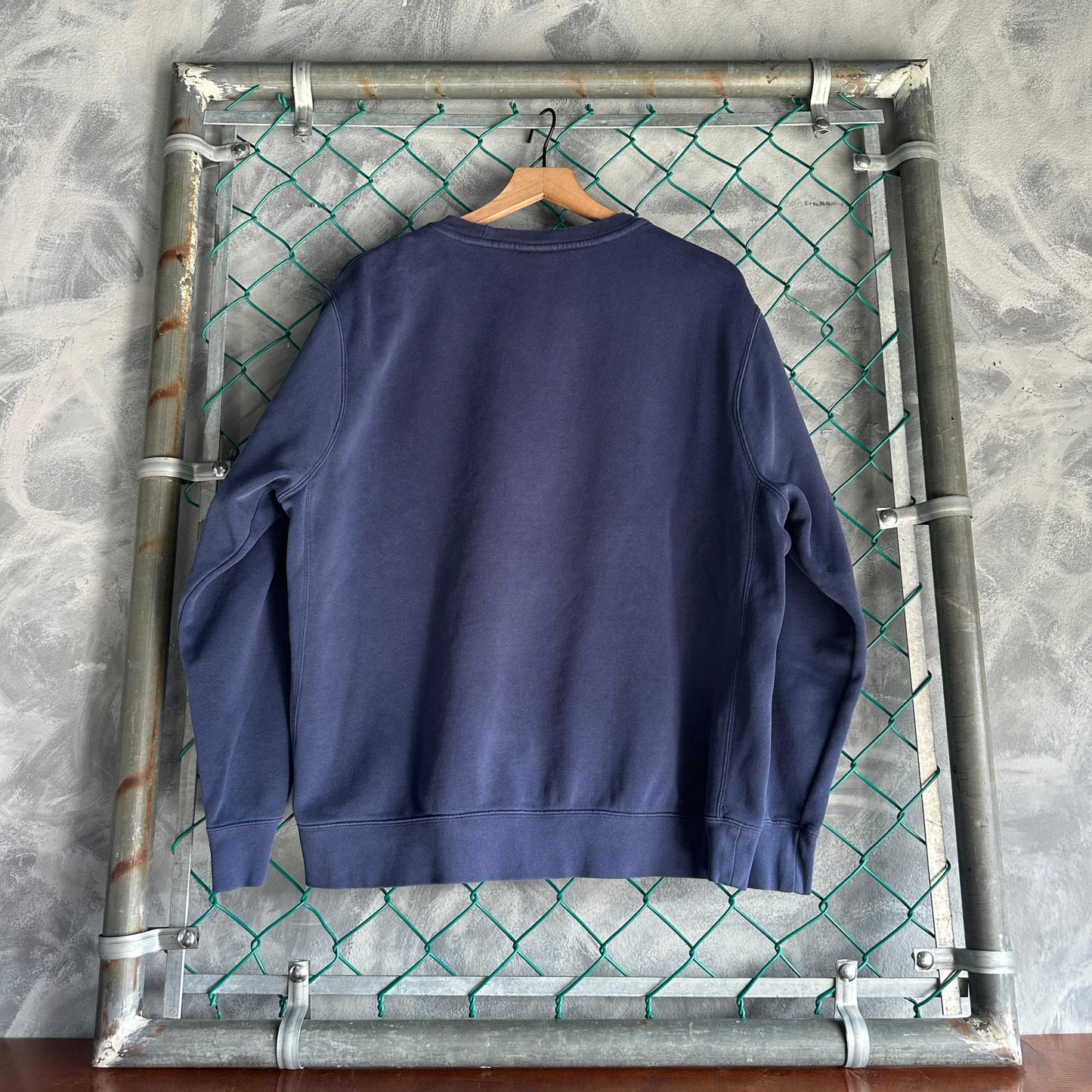 Sueter Nike De Hombre Talla L Color Azul Marino Desvanecido Moderno Crewneck