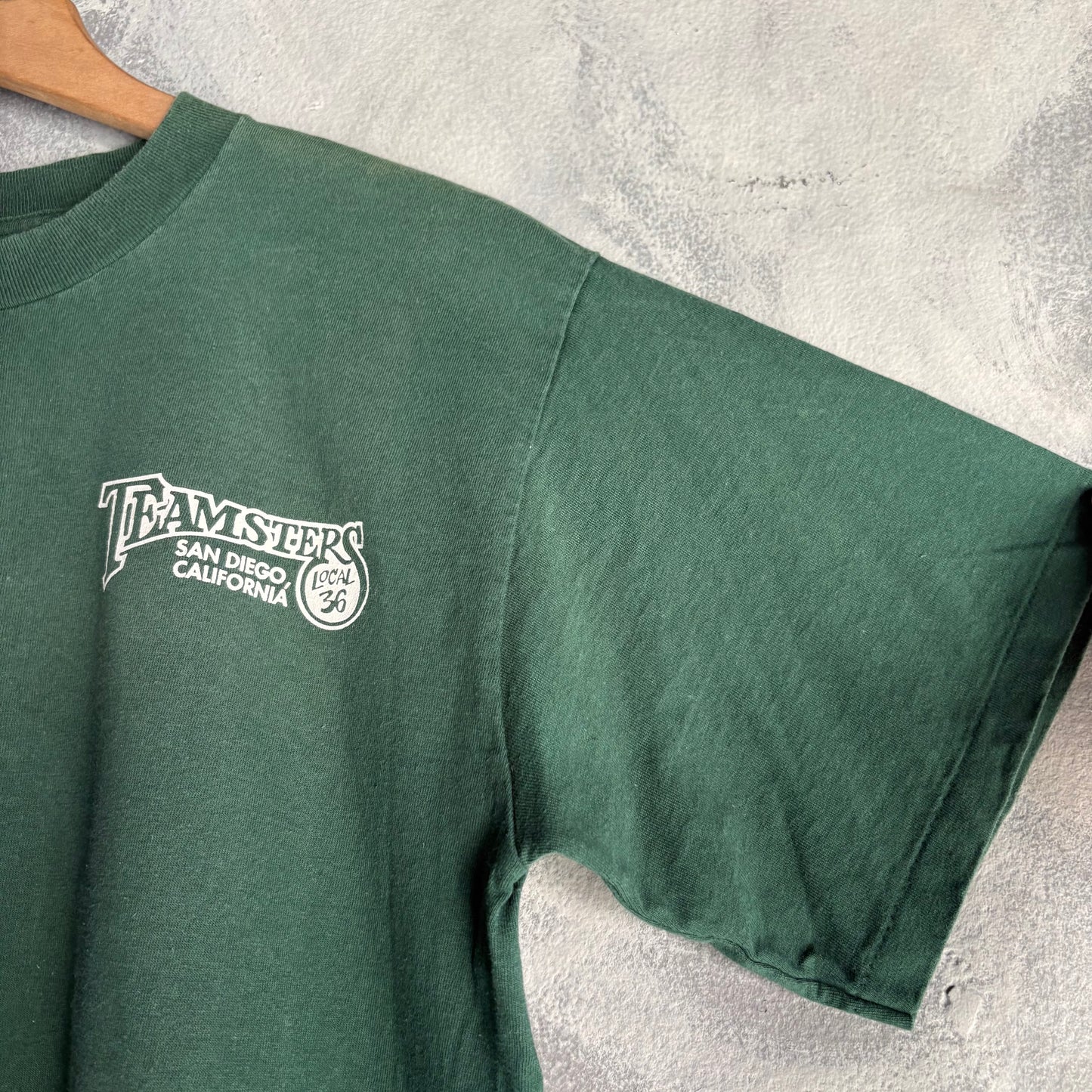 Playera Nemesis Para Hombre Talla M Color Verde Superweight Teamsters Bye Bye Jack