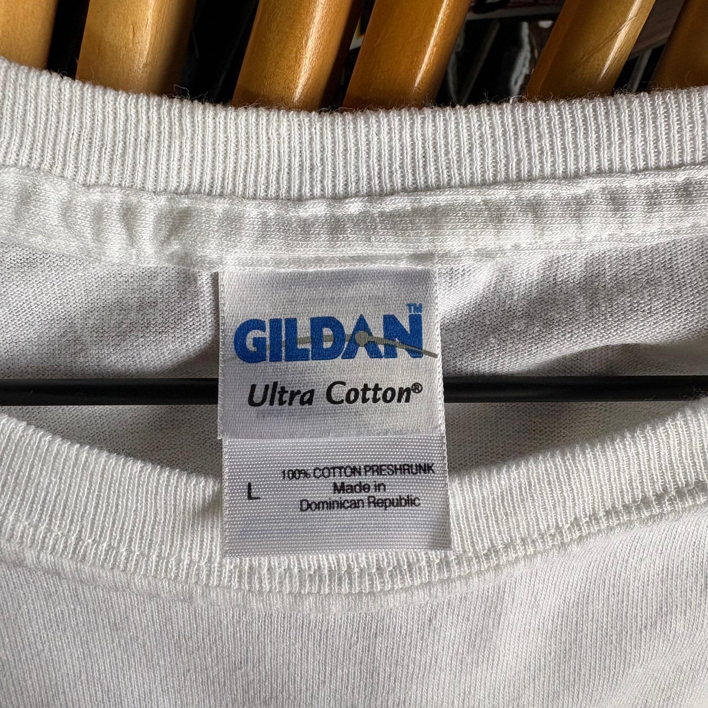 Playera Gilda  Para Hombre Talla L Color Blanco NRA LIFE Land of Lincon