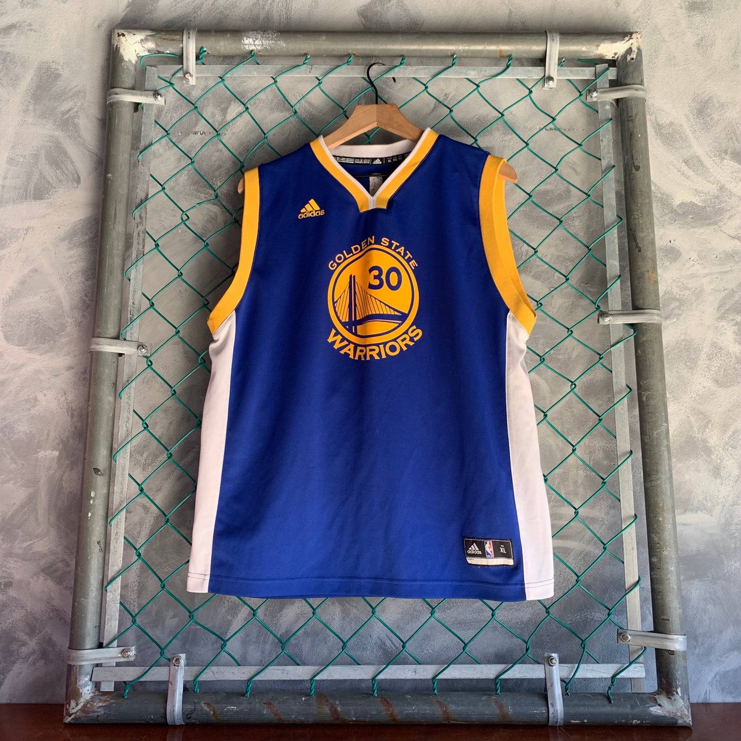 Jersey De Basquetbol Para Hombre Talla XL Color Azul Golden State NBA #30 Curry