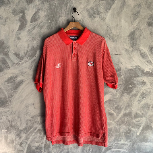 Polo Pro Line Para Hombre Talla L Color Rojo NFL Kansas City