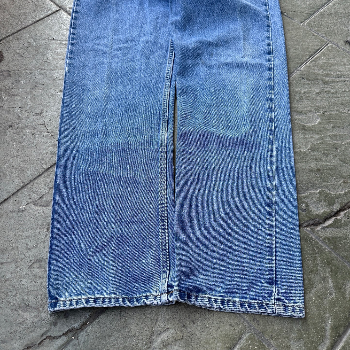 Pantalon Polo Ralph Lauren De Hombre Talla 34x34 Color Azul Claro Corte Baggy Vintage
