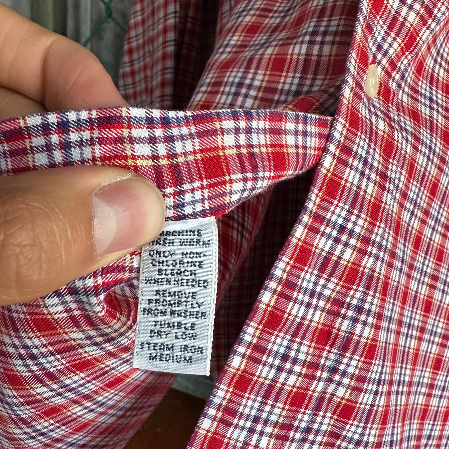 Camisa De Botones Polo Ralph Lauren De Hombre Talla Xl Color Rojo De Cuadros De Vestir