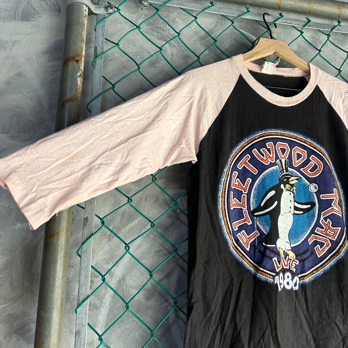 Camisa Vintage de Fleetwood Mac De Hombre Talla L Color Negra Tour 80s Rock Muy Rara