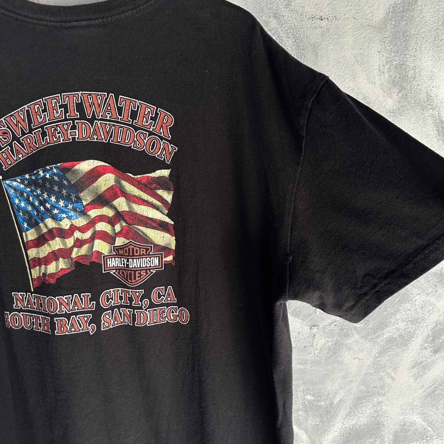 Playera Harley Davidson Para hombre Talla XL Color Negro SweetWater