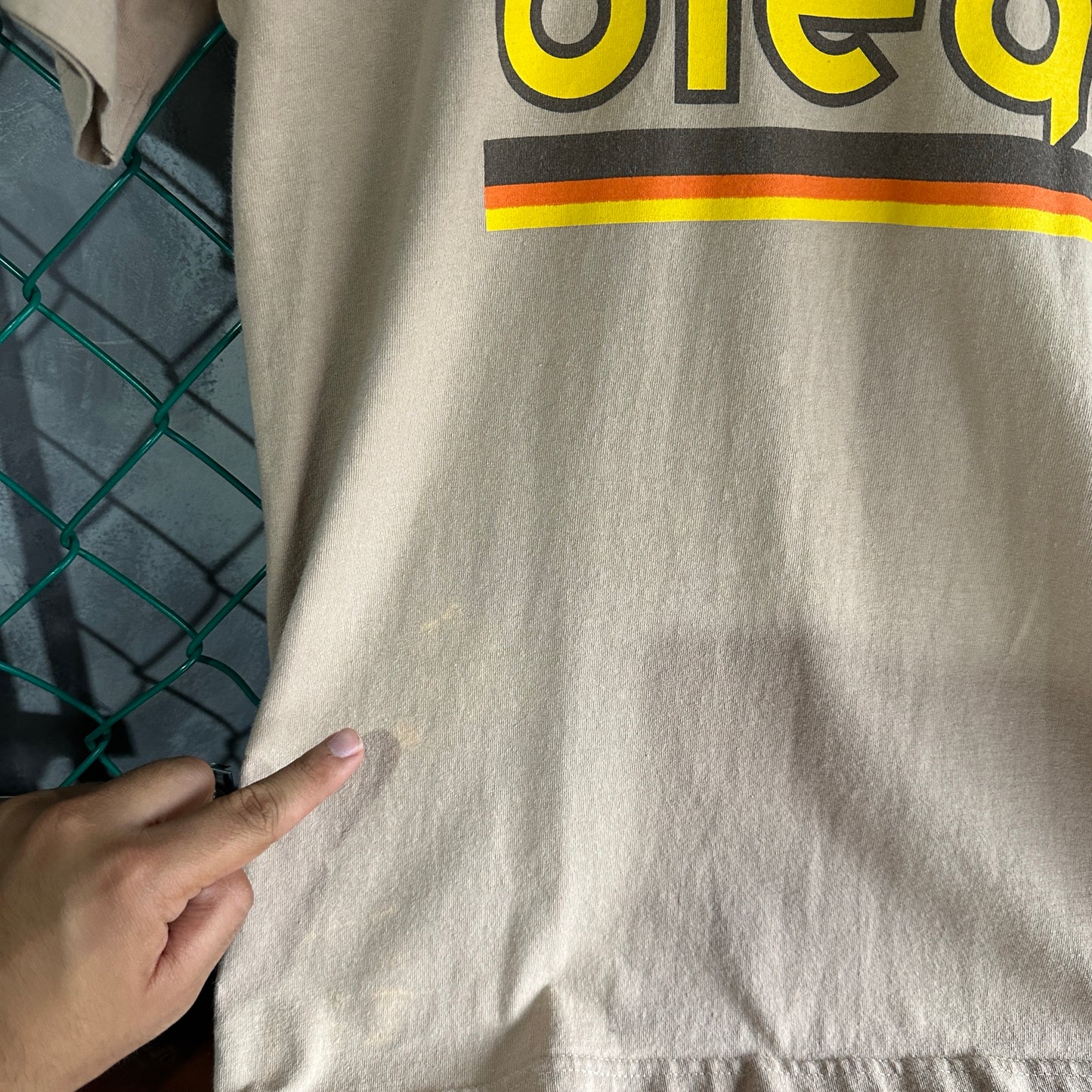 Camisa Vintage De San Diego Padres De Hombre Talla L Color Cafe