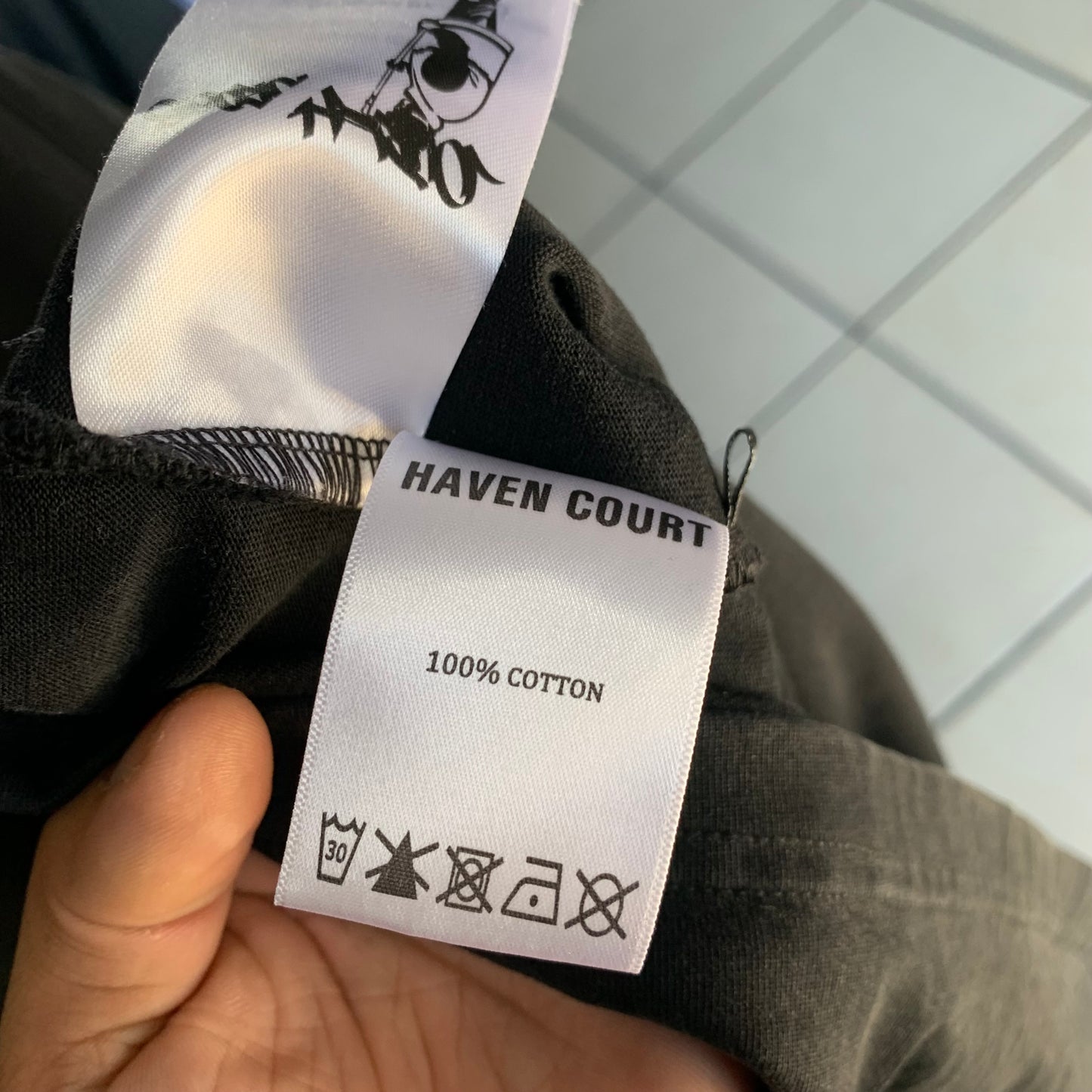 Playera Haven Court Para Hombre Talla XL Color Negro HID'N