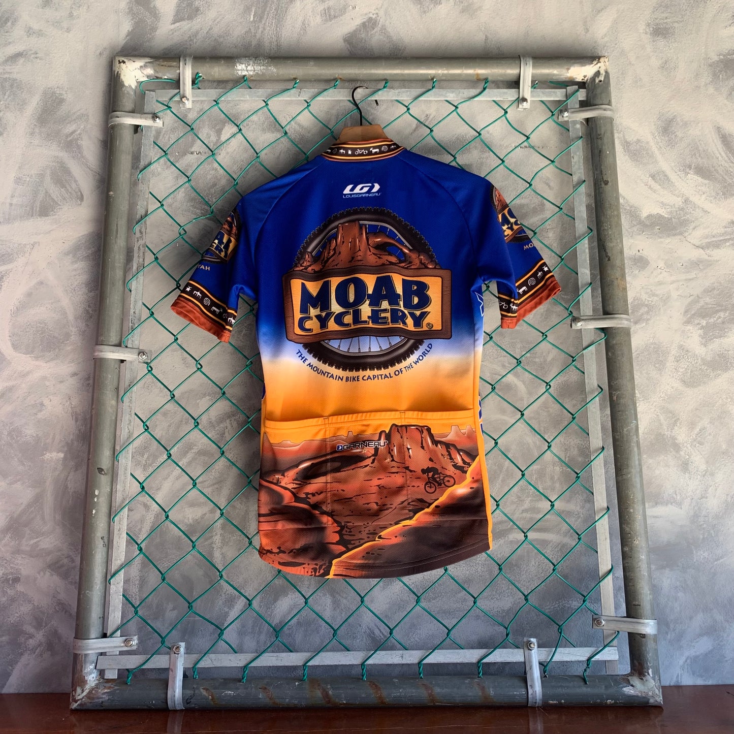 Playera De Ciclismo Para Hombre Talla S Color Azul Moab Cyclery