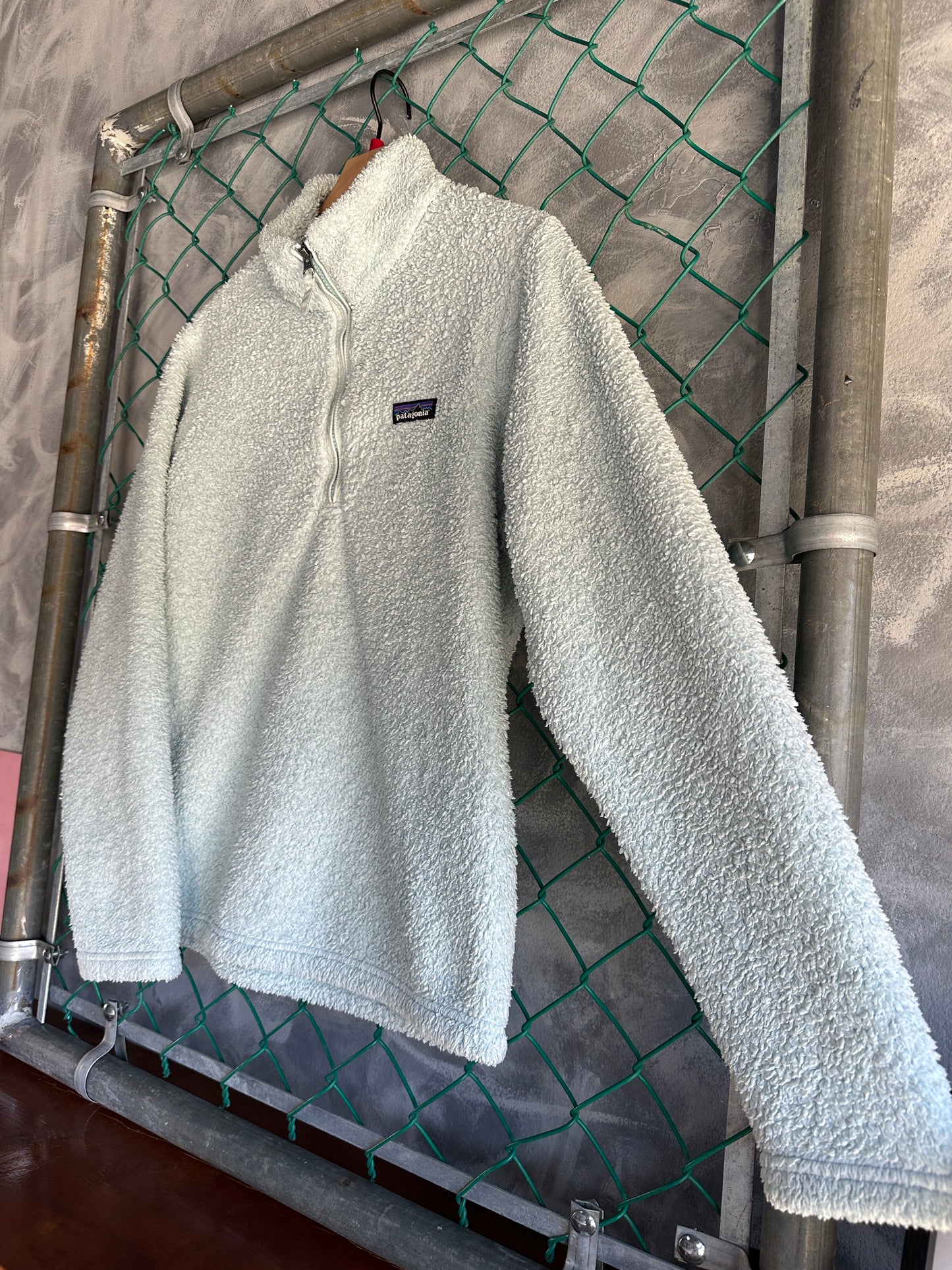 Sueter Patagonia De Mujer Talla L Color Azul Claro Modelo Lobos Snap T