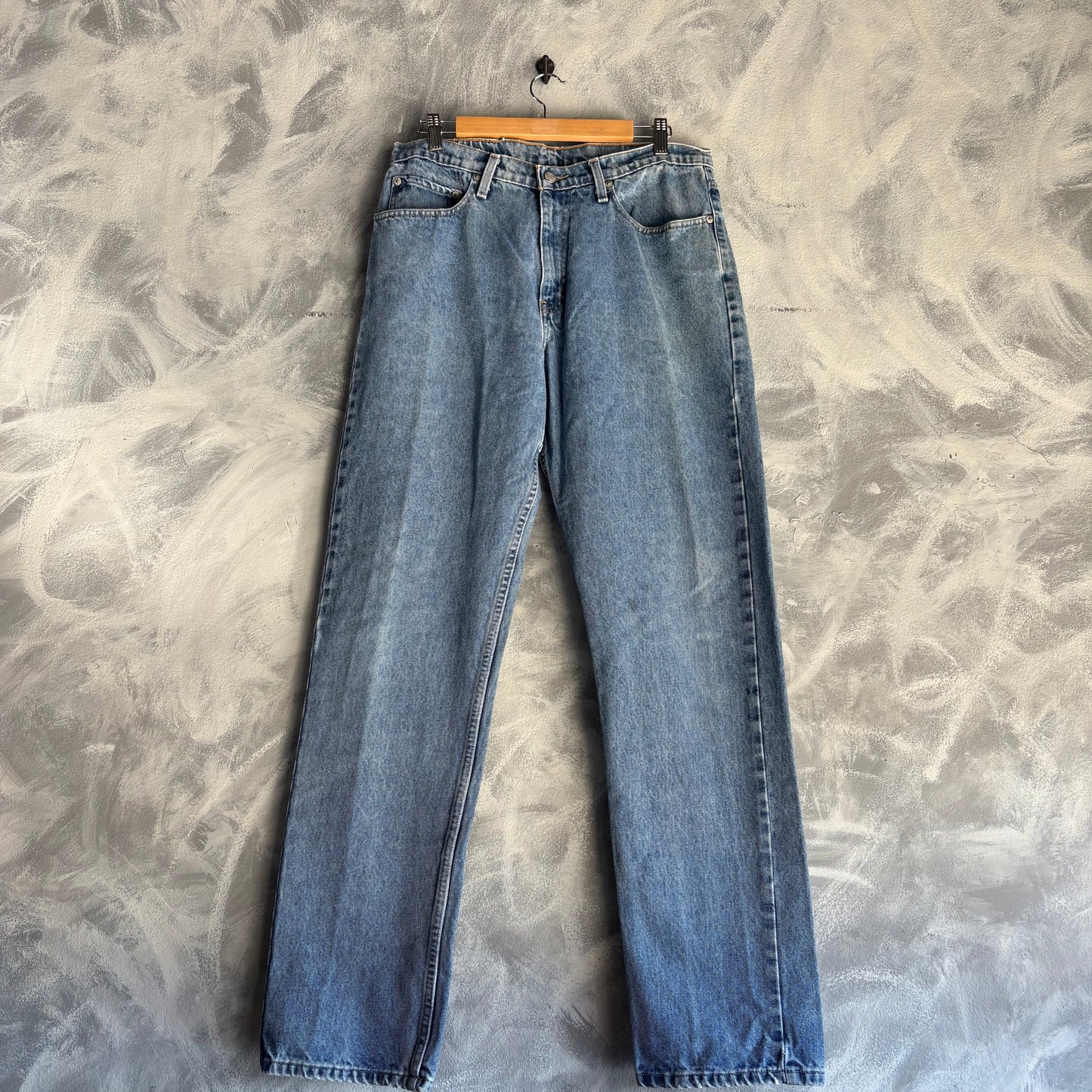 Pantalón Polo Ralph Lauren Para Hombre Talla 34x34 Azul de Mezclilla Corte Regular