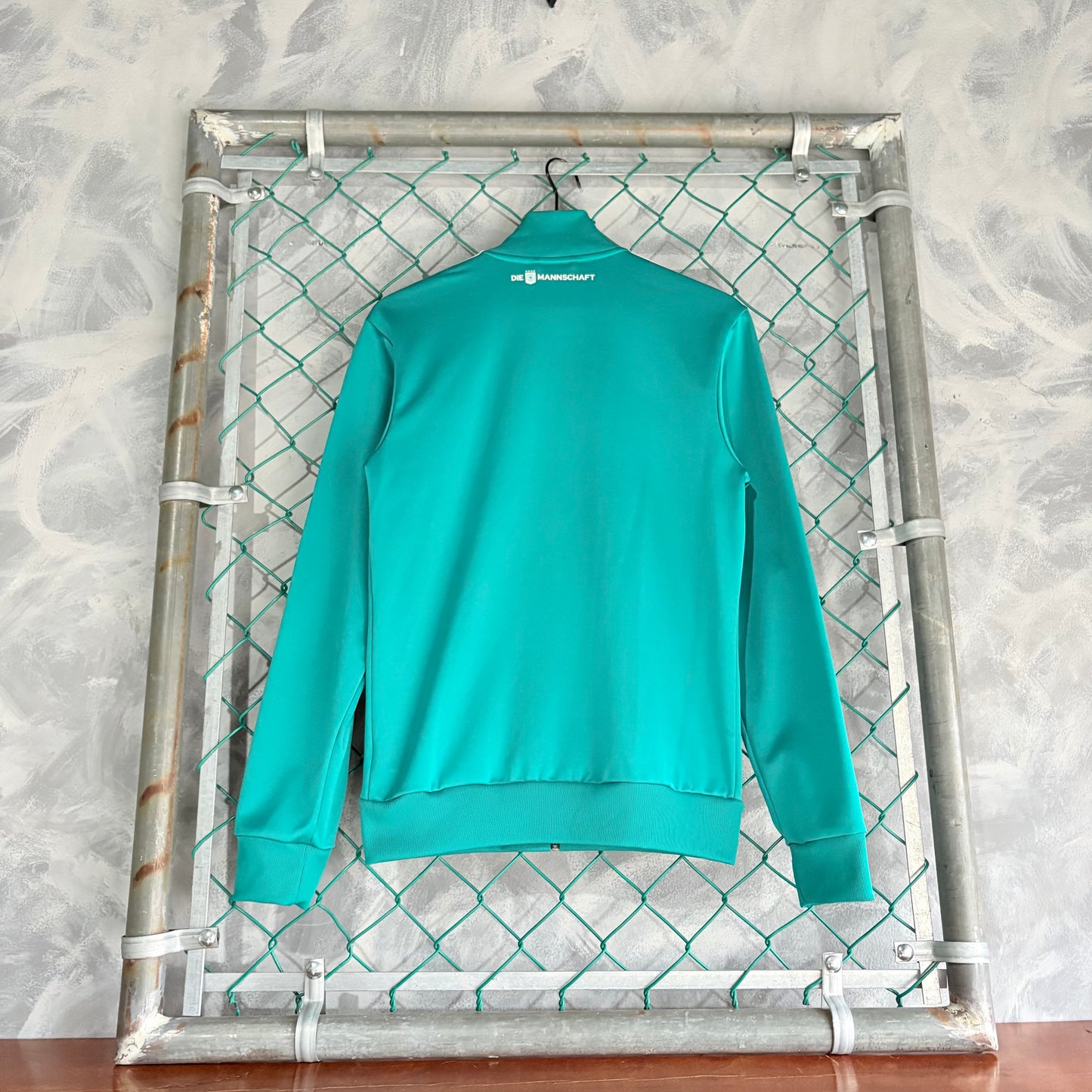 Suéter de zíper Adidas Para Hombre Talla S Color Azul Selección De Alemania Futbol Soccer