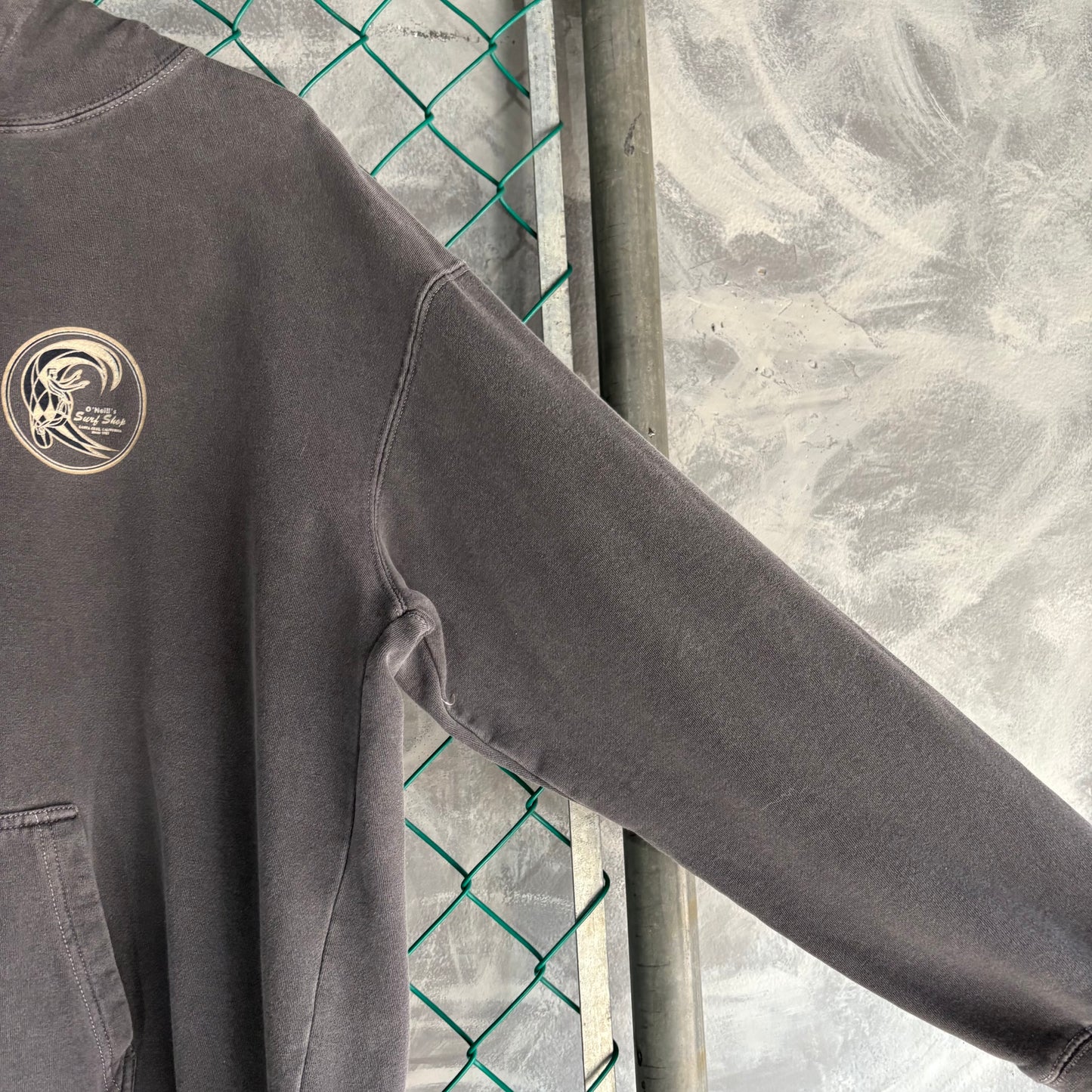 Hoodie O’Neill Para Hombre Talla XL Color Gris Santa Cruz Surf