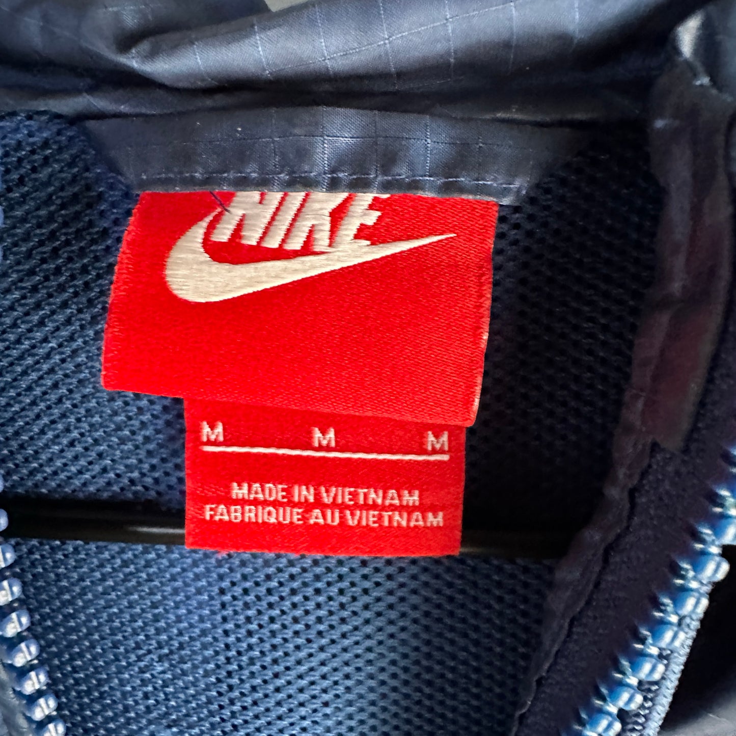 Chamarra Nike De Mujer Talla M Color Azul Rompevientos Deportiva Correr