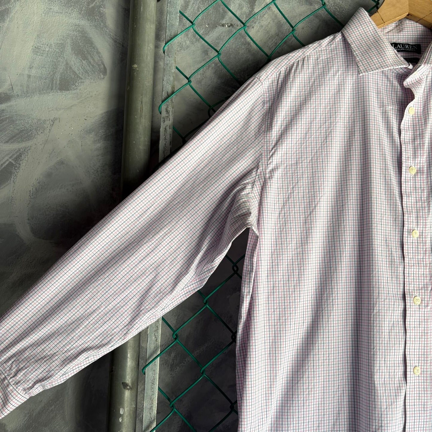 Camisa De Botones Polo Ralph Lauren De Hombre Talla L Color Blanco De Cuadros