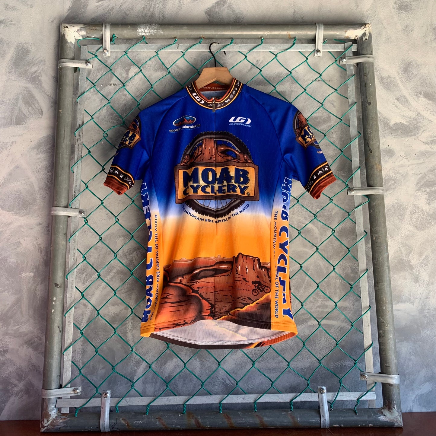 Playera De Ciclismo Para Hombre Talla S Color Azul Moab Cyclery