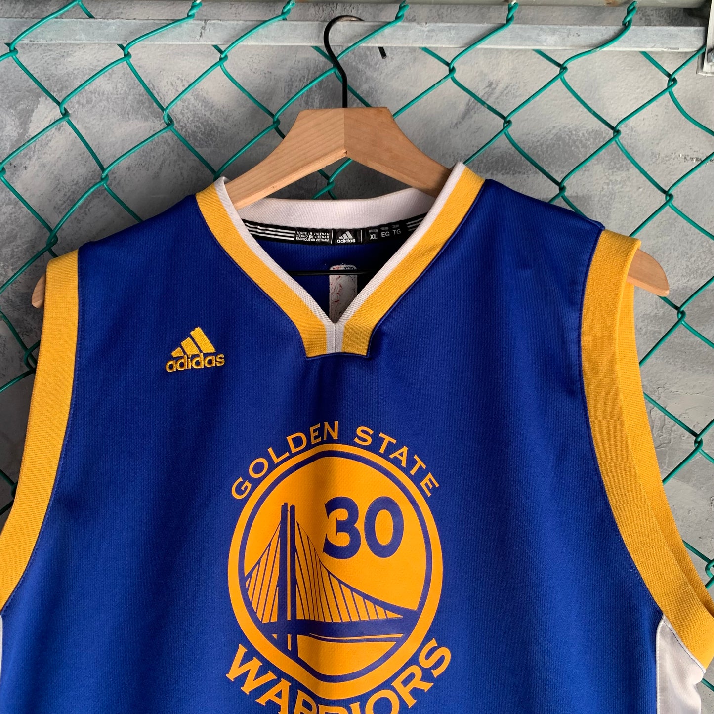 Jersey De Basquetbol Para Hombre Talla XL Color Azul Golden State NBA #30 Curry