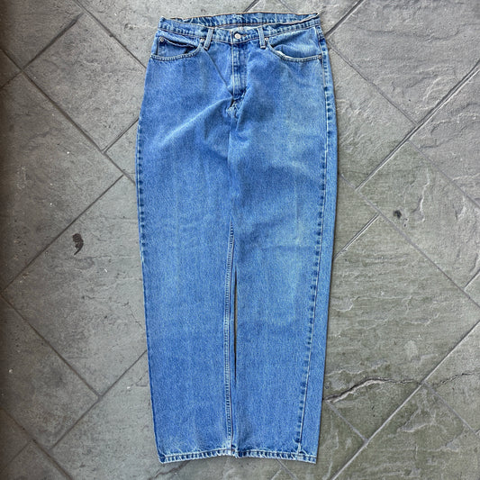 Pantalon Polo Ralph Lauren De Hombre Talla 34x34 Color Azul Claro Corte Baggy Vintage