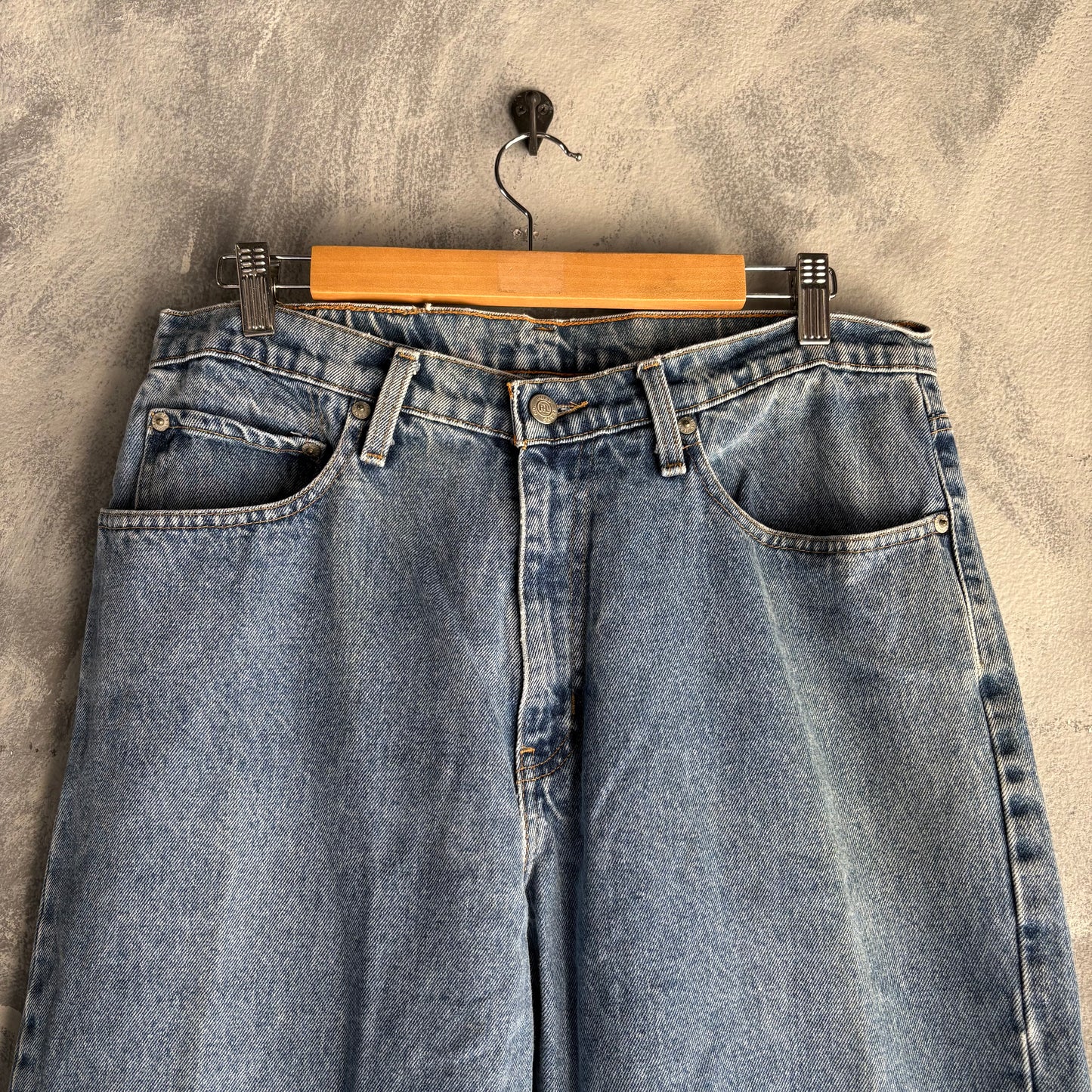 Pantalón Polo Ralph Lauren Para Hombre Talla 34x34 Azul de Mezclilla Corte Regular