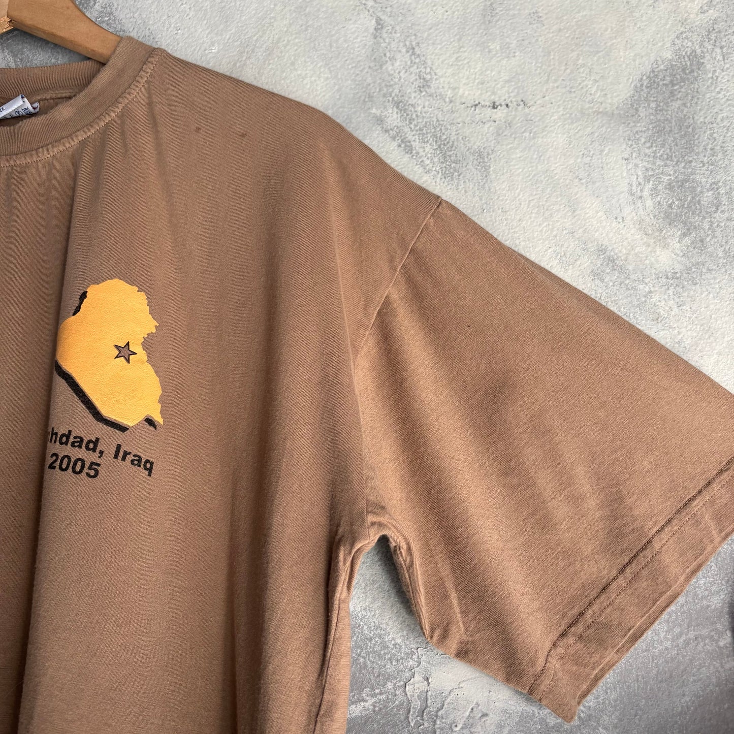 Playera Turkish Para Hombre Talla XL Color Café Baghdad Iraq 2005