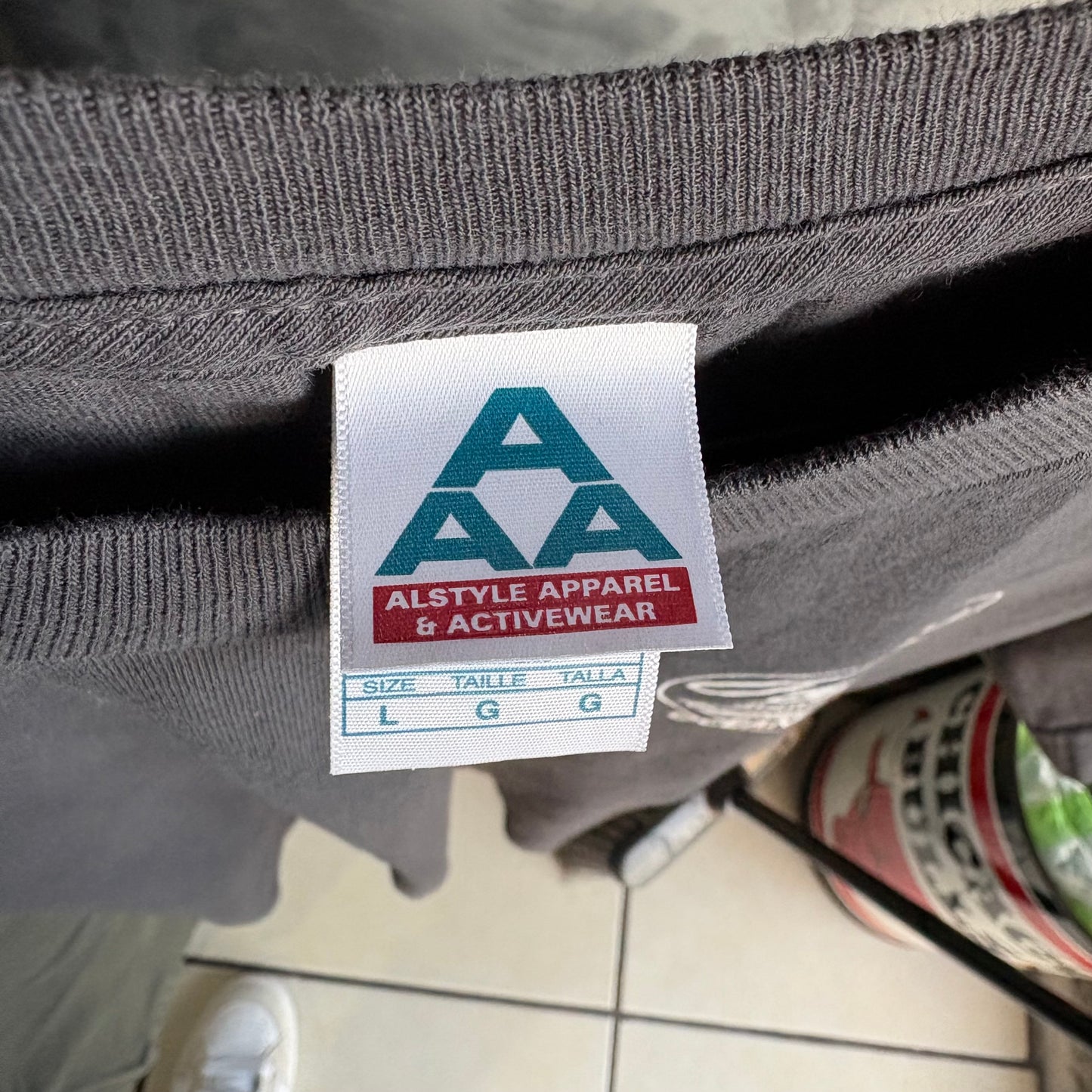 Playera AAA Para Hombre Talla L Color Gris Pama’s Ocean Beach