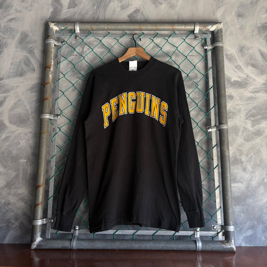 Playera Manga Larga Pro Player Para Hombre Talla L Color negro Penguins Pittsburgh
