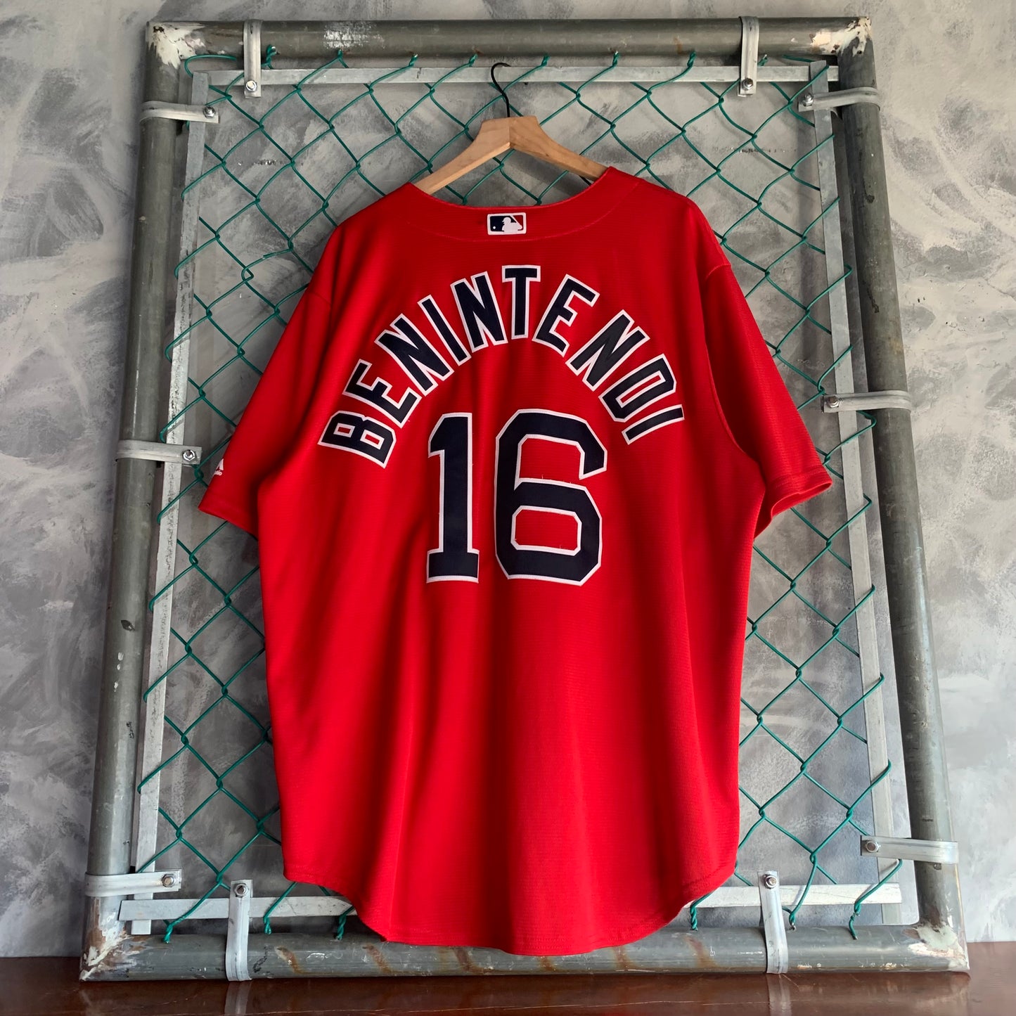 Jersey Majestic Para Hombre Talla 2XL Color Rojo MLB Red Sox Benintendi #16