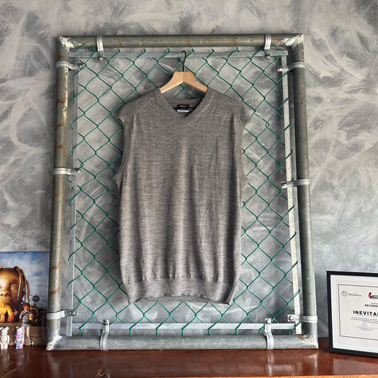 Chaleco Nike De Hombre Talla L Color Gris Ligero De Tela Veraniego