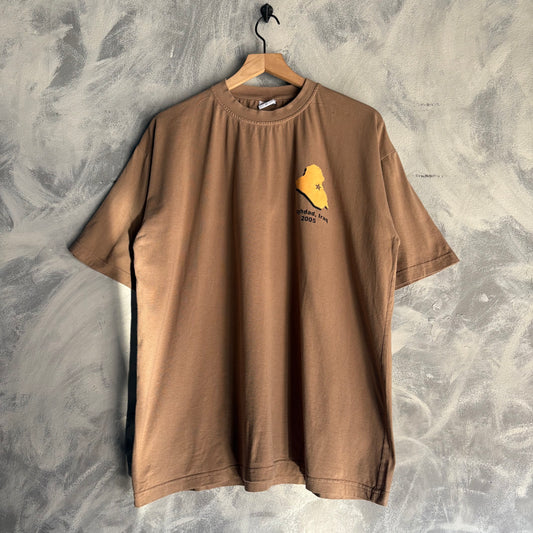 Playera Turkish Para Hombre Talla XL Color Café Baghdad Iraq 2005