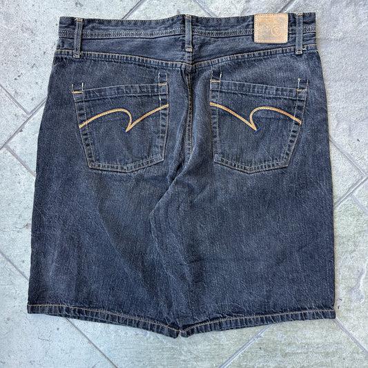 Shorts o Jorts Vintage Paco Jeans De Hombre Talla 36 Color Negro Desvanecido Y2K