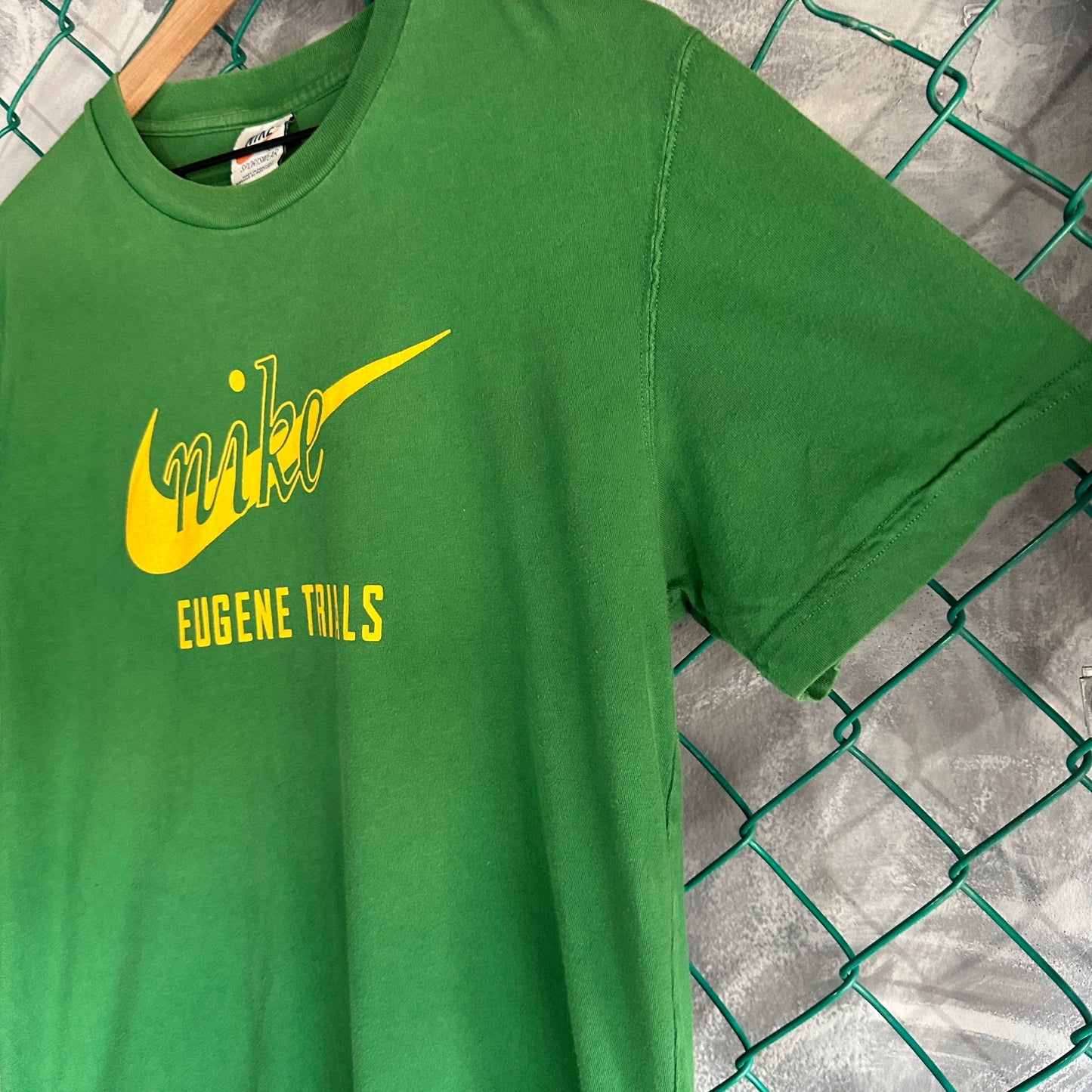 Camisa Vintage Nike De Hombre Talla M Color Verde De Los 70s Rara Deportiva