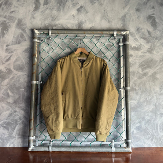 Chamarra Double Ralph Lauren Bomber Jacket De Hombre Talla L Color Verde Desvanecido