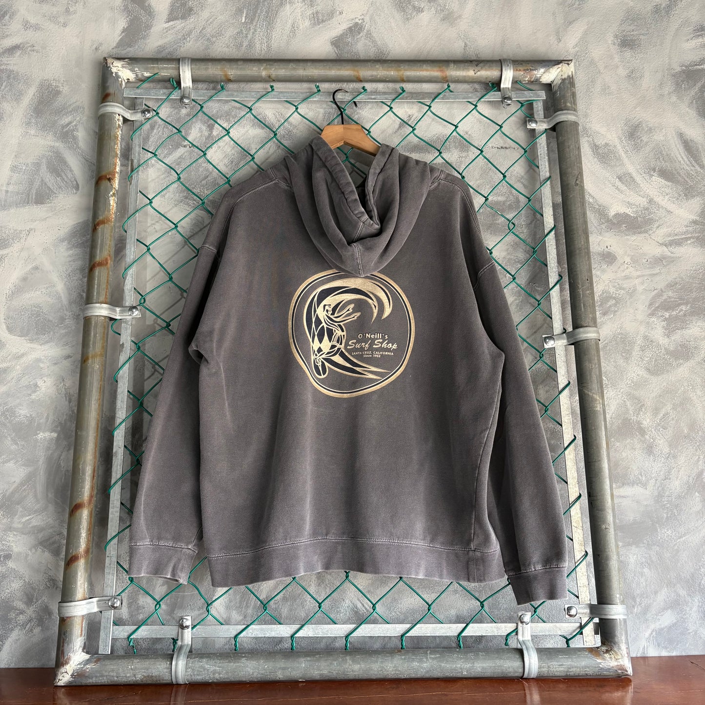 Hoodie O’Neill Para Hombre Talla XL Color Gris Santa Cruz Surf
