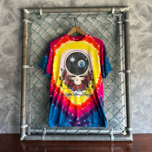 Camisa Vintage Liquid Blue De Hombre Talla M Color Tye Dye Arcoiris Grateful Dead