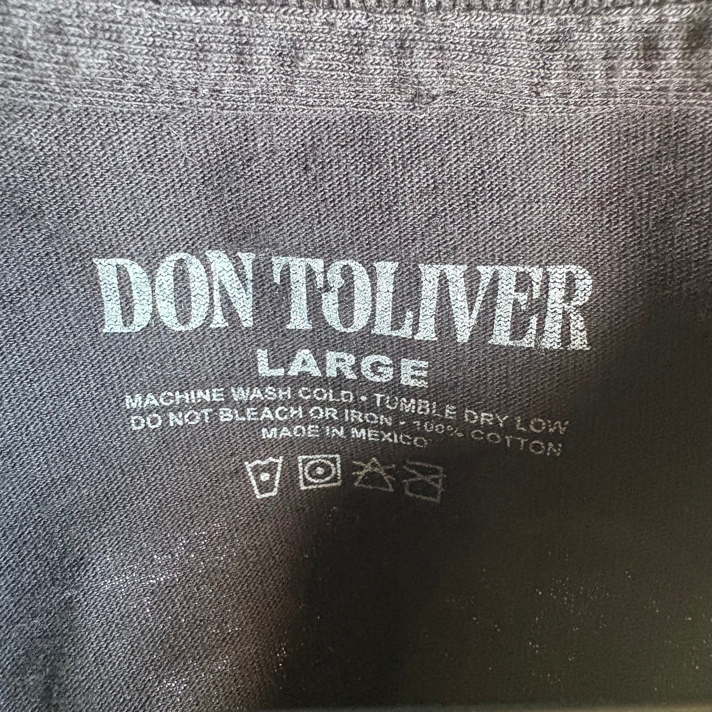 Playera Para Hombre Talla L Color Negro Don Toliver Spring Tour 2023