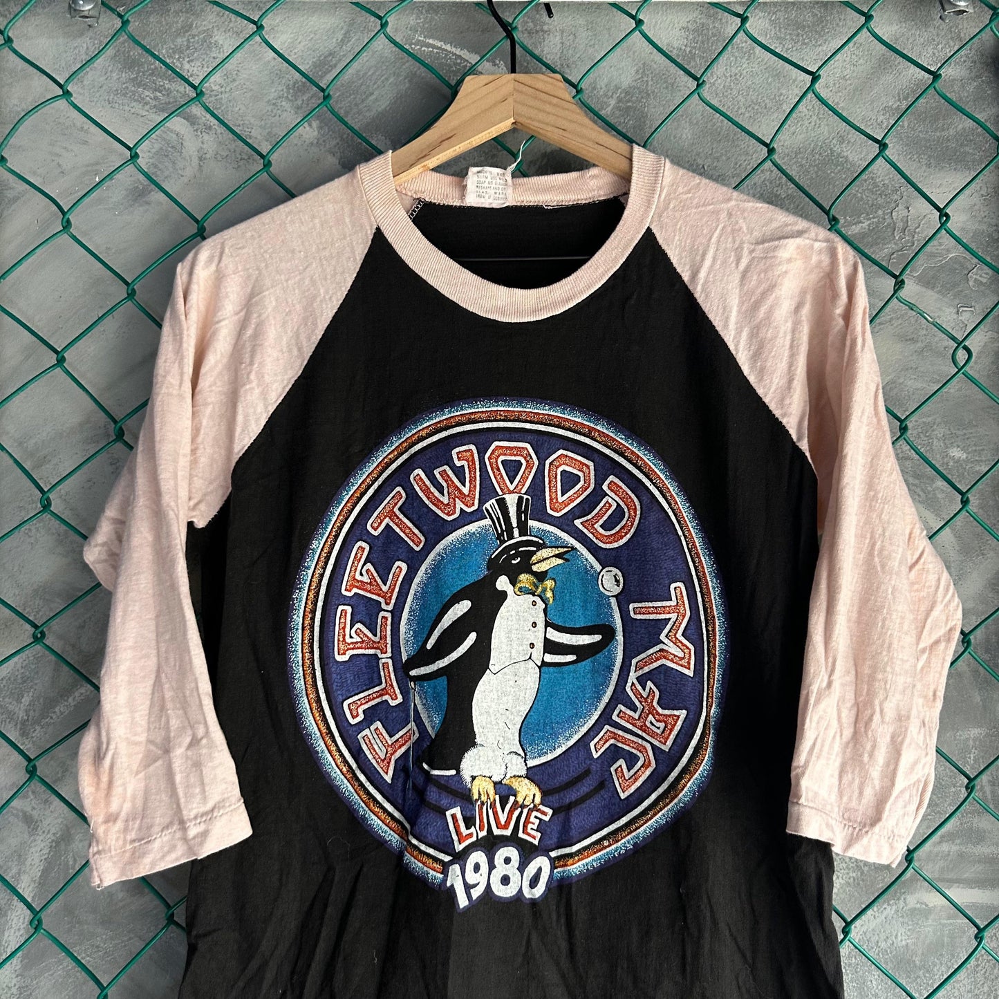 Camisa Vintage de Fleetwood Mac De Hombre Talla L Color Negra Tour 80s Rock Muy Rara