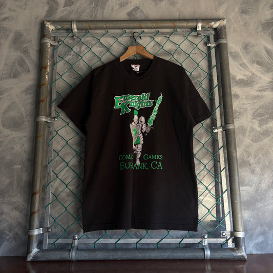Playera Allance Para Hombre Talla XL Color Negro Emerald Knights Cómics Games