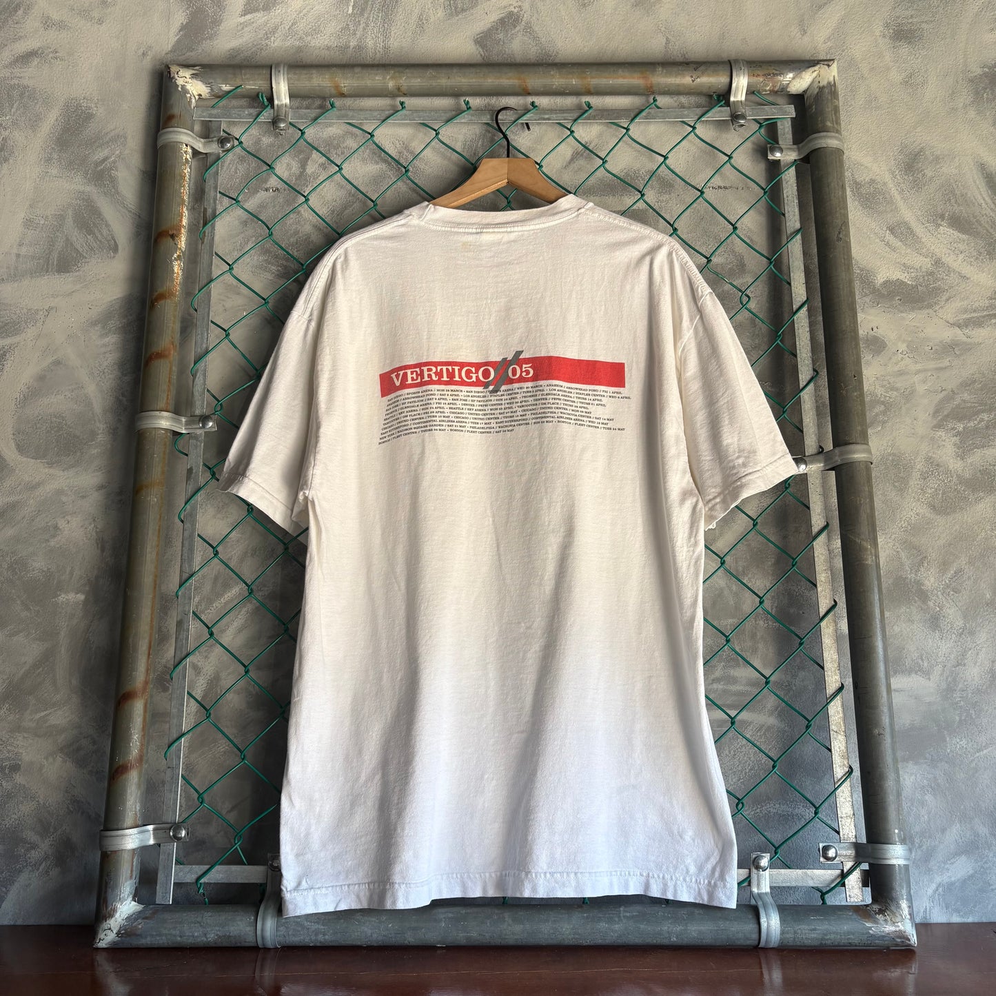 Playera Básica Murina Para Hombre Talla XL Color Blanco U2 Vértigo 05
