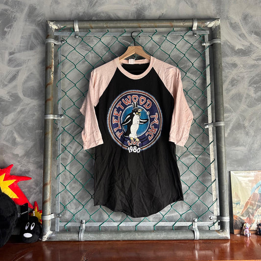 Camisa Vintage de Fleetwood Mac De Hombre Talla L Color Negra Tour 80s Rock Muy Rara