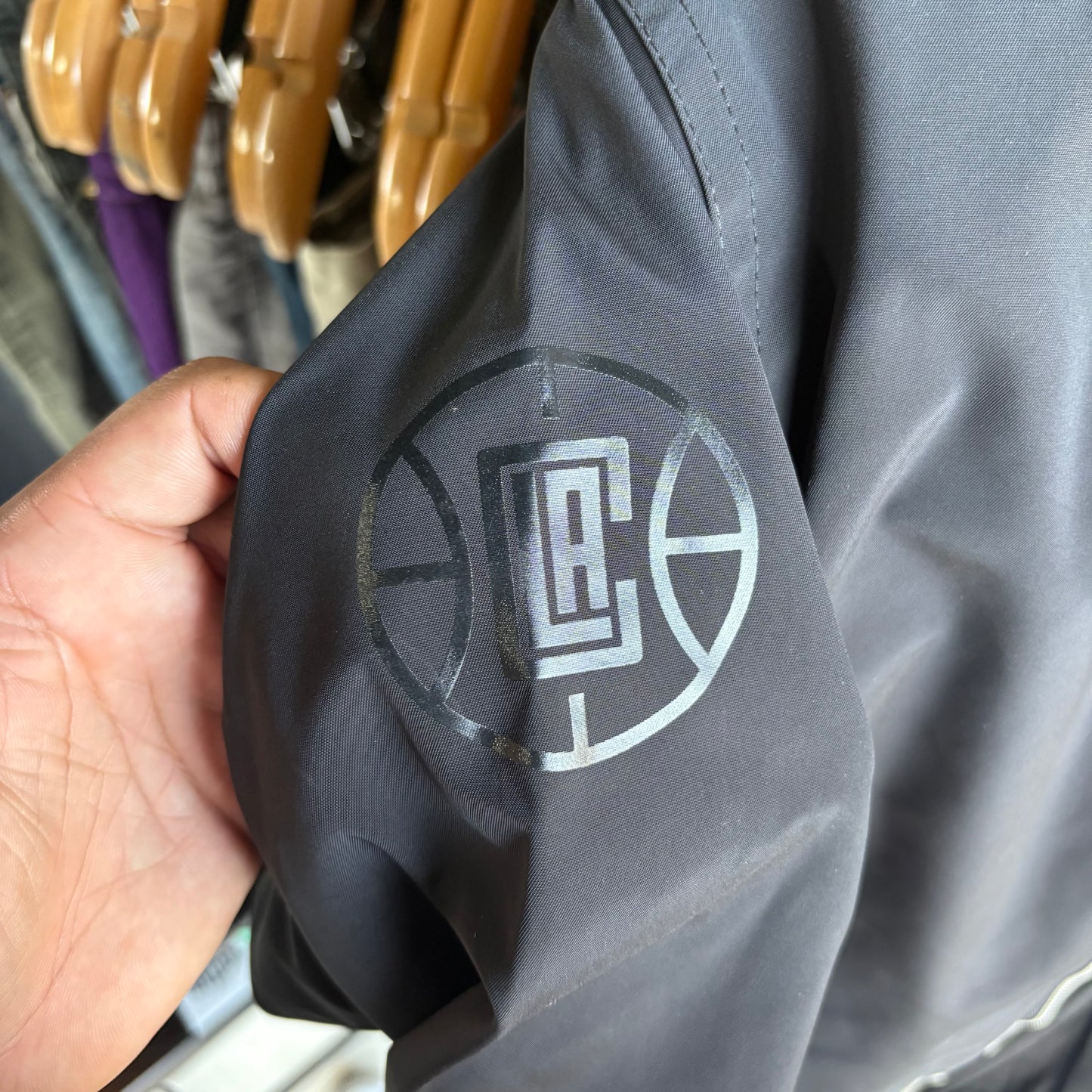 Chamarra Los Ángeles Hombre Talla S Negra Clippers NBA