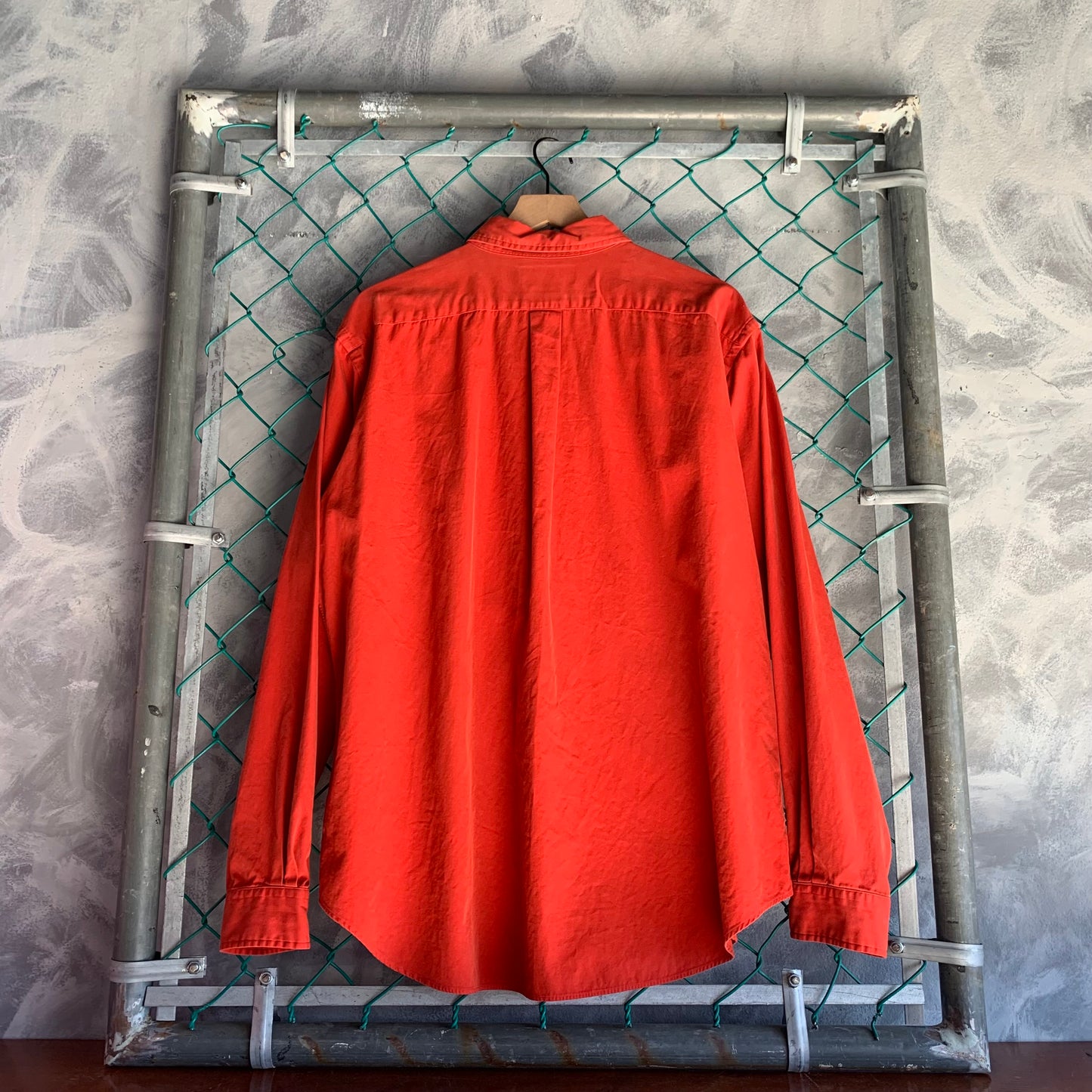 Camisa De Vestir Polo Ralph Lauren Para Hombre Talla XL Color Naranja