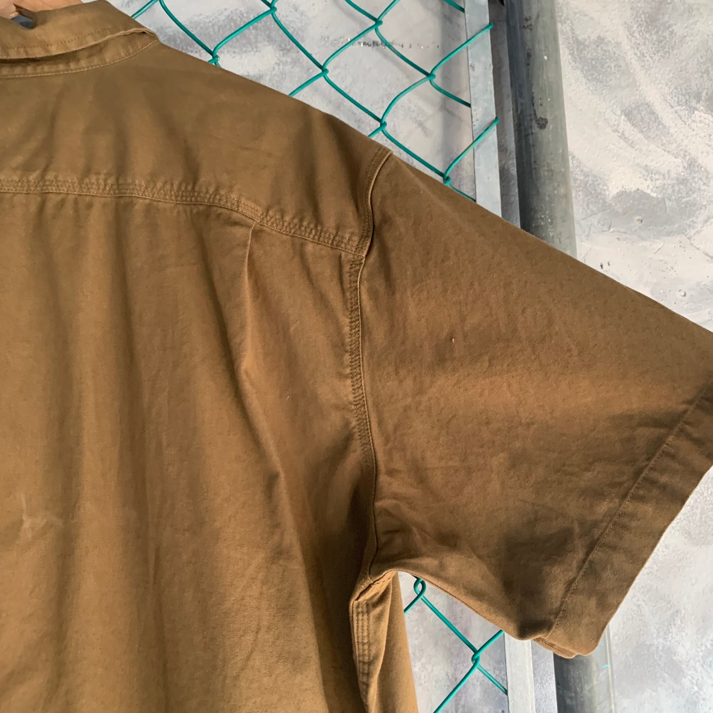 Camisa De Botones Carhartt Para Hombre Talla 2XL Color Cafe