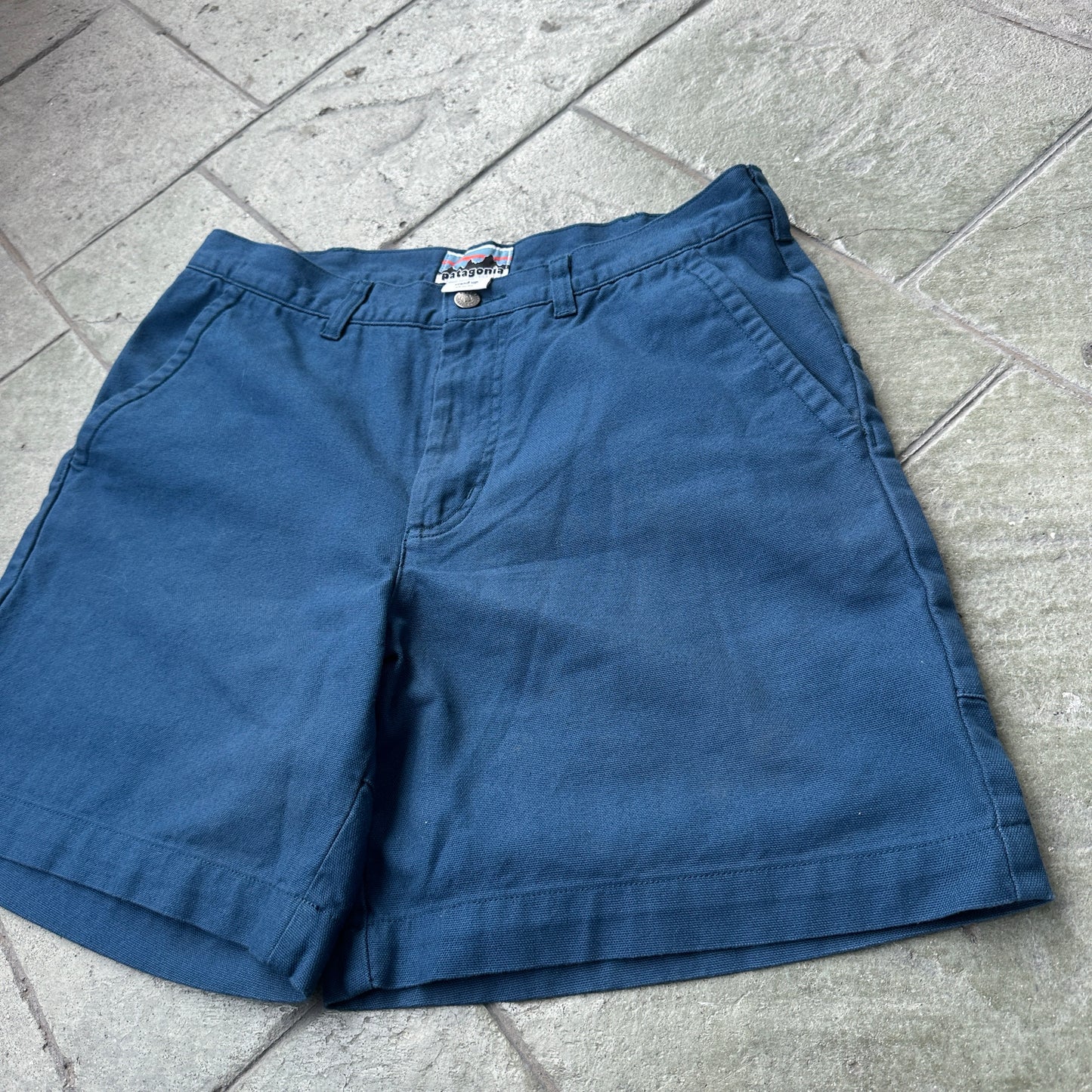 Short Patagonia Vintage De Hombre Talla 32 Color Azul 70s Safari Alpinismo