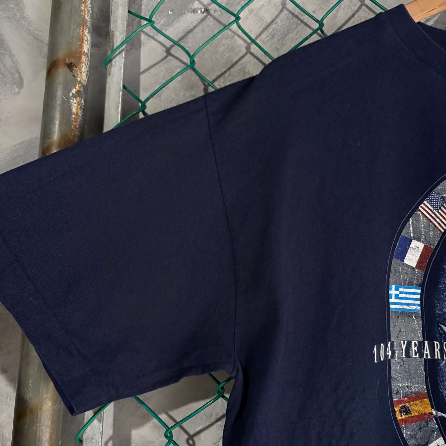 Camisa Vintage Olimpiadas Sidney De Hombre Talla XL Color Azul Marino Australia 2000s
