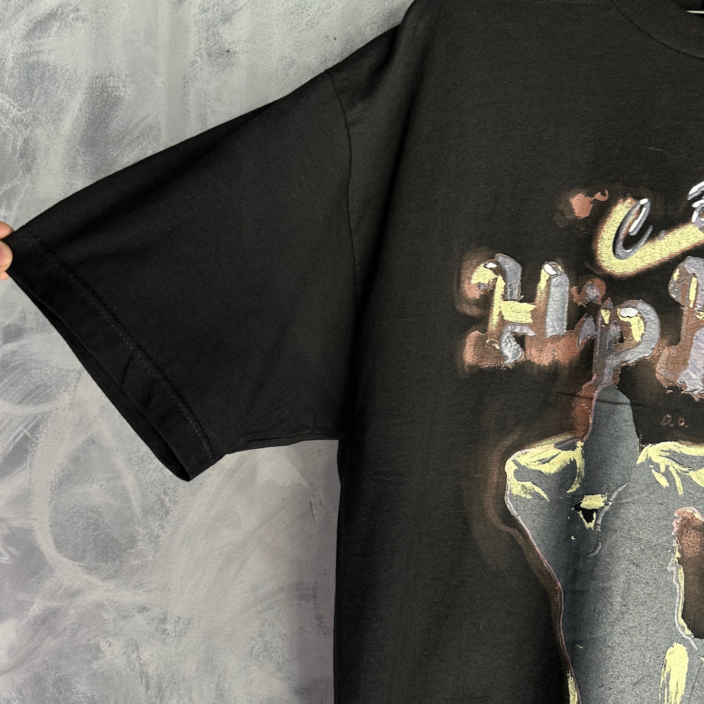 Playera Basica NBN Para Hombre Talla XL Color Negro C.B Mass Hip Hop