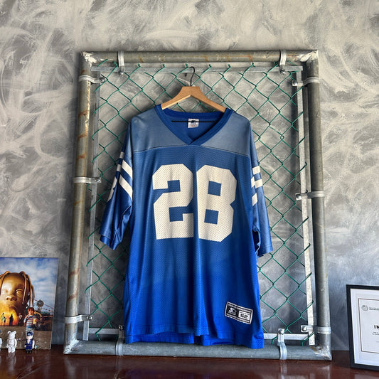 Jersey Vintage de Indianápolis Colts Marshall Faulk 28 Starter De Hombre Talla XL Color Azul NFL