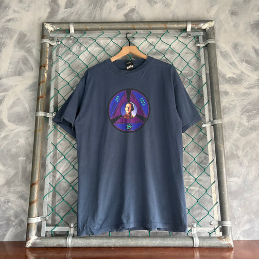 Playera Vintage Para Hombre Talla XL Color Azul Marino Star Trek Deep Space Nine Odo’ Ital