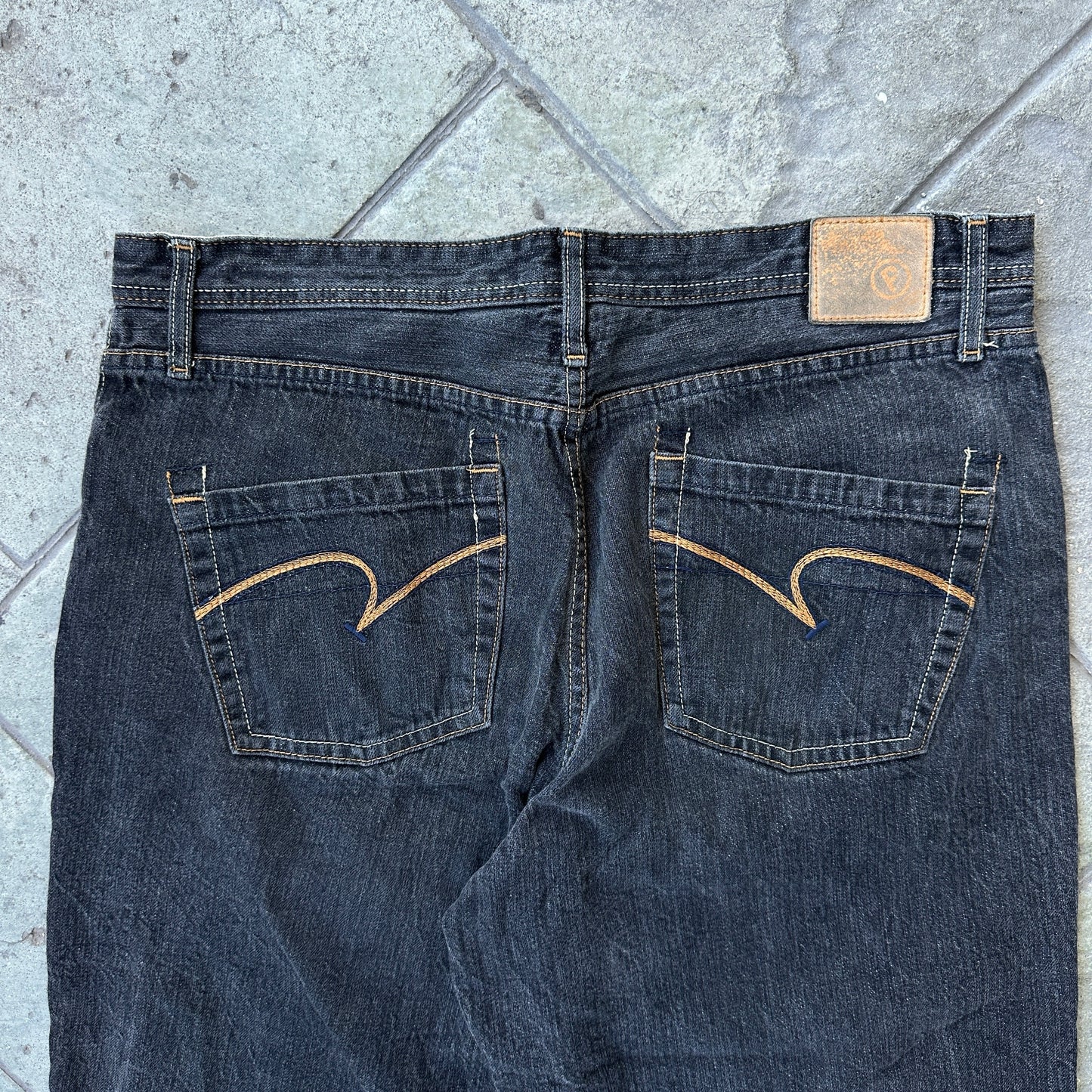 Shorts o Jorts Vintage Paco Jeans De Hombre Talla 36 Color Negro Desvanecido Y2K