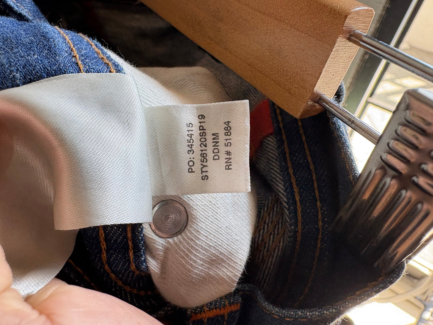 Pantalón Patagonia Para Hombre Talla 31x31 de Mezclilla Azul Doble Rodilla