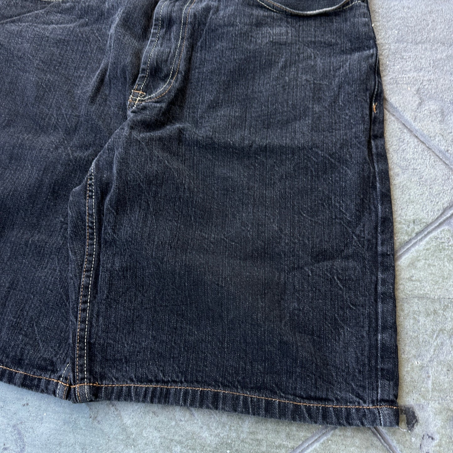 Shorts o Jorts Vintage Paco Jeans De Hombre Talla 36 Color Negro Desvanecido Y2K